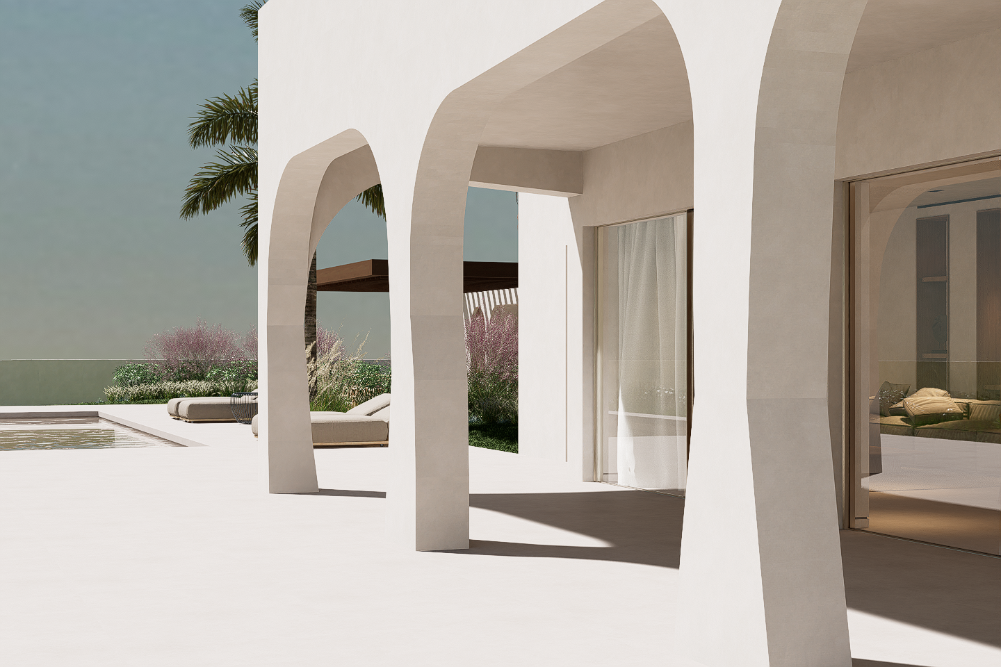 Architecture studio Marbella 3d render